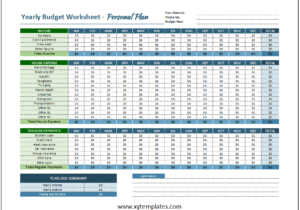 Yearly-Personal-Budget-Template